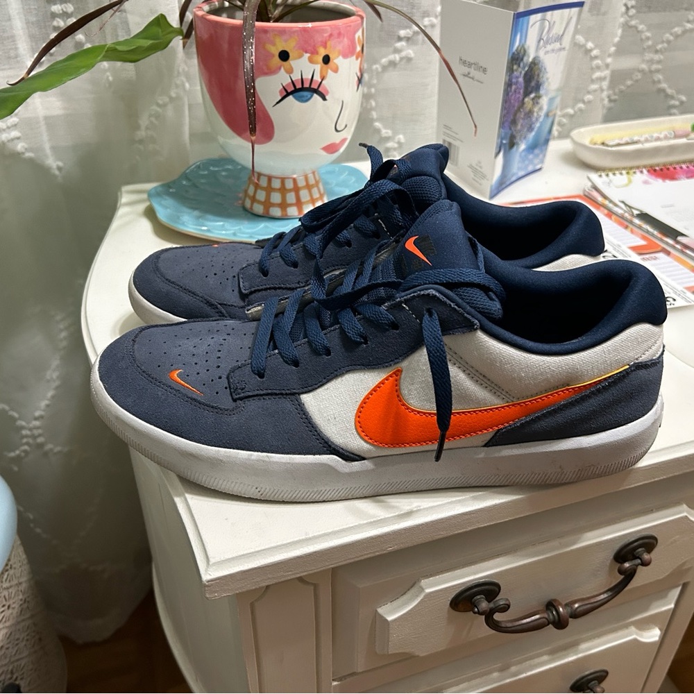 Nike Force 58 SB 'Midnight Navy Safety Orange' Men’s size 13